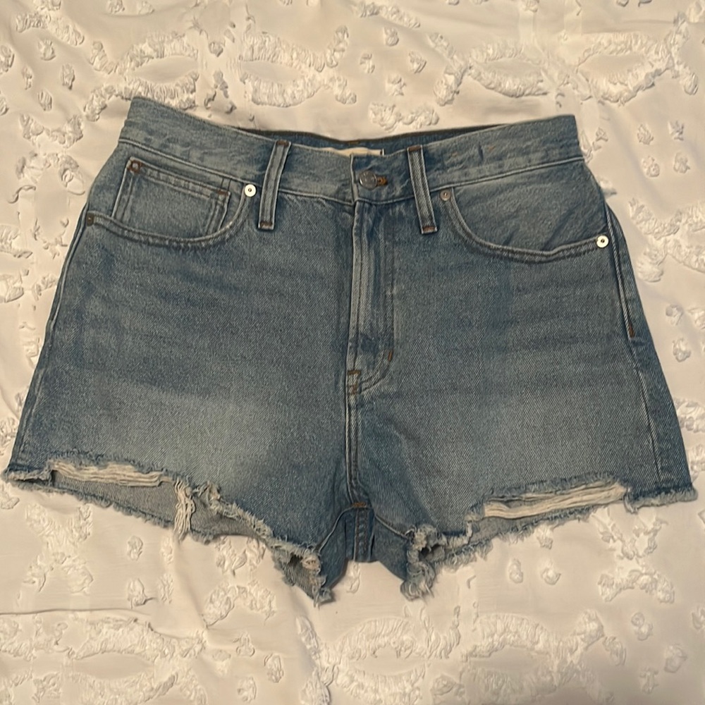 3’ inseam madewell the perfect jean short
